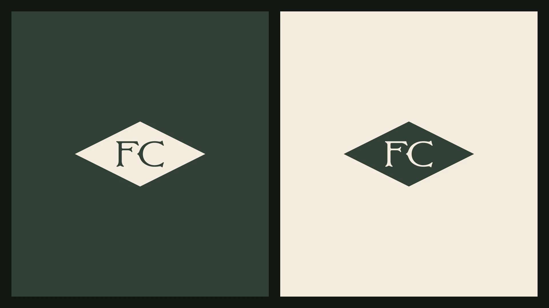 Diamond FC seal, in sand on green and in green on sand